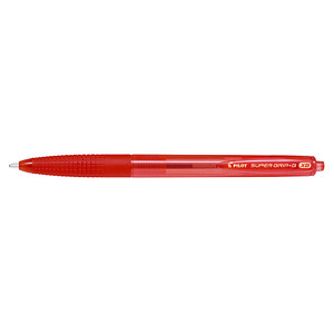 PILOT Kugelschreiber Super Grip G RT rot, Schreibfarbe: rot, 1 St.