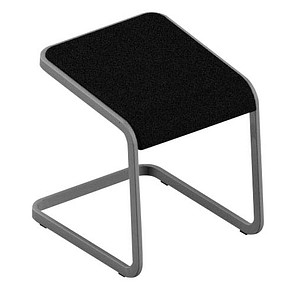 Quadrifoglio Büro-Sitzhocker C-STOOL OCSTOB01/2M6O schwarz, 1 St.