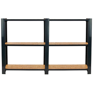 Simonrack Schwerlast-Weitspannregal OFFICLICK 3 8425437127663 anthrazit, braun 160,0 x 30,0 x 100,0 cm