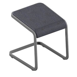 Quadrifoglio Büro-Sitzhocker C-STOOL OCSTOB01/3MB1 anthrazit, 1 St.