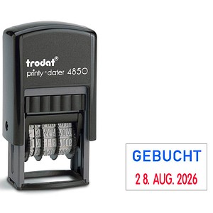 AKTION: trodat Datums- und Textstempel printy-dater 4850/L