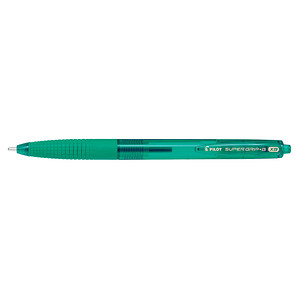 PILOT Kugelschreiber Super Grip G RT grün, Schreibfarbe: grün, 1 St.