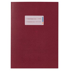 HERMA Heftumschlag glatt weinrot Papier DIN A5, 1 St.