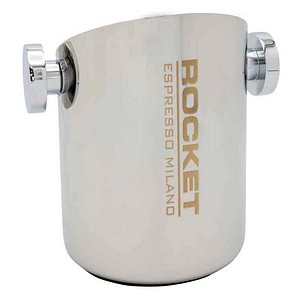ROCKET® Abklopfbehälter Espresso Milano silber, 1 St.