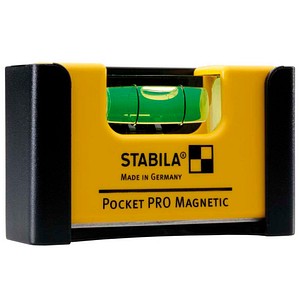 STABILA Wasserwaage Pocket PRO Magnetic 17953, Kunststoff 7,0 cm