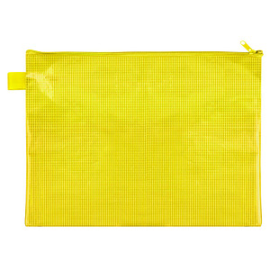 VELOFLEX Reißverschlussbeutel DIN A4 gelb 0,26 mm, 1 St.