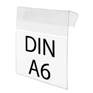 EICHNER Sichttaschen offen DIN A6 quer transparent glatt, 50 St.