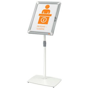 nobo Infoständer Premium Plus abschließbar silber DIN A3 42,0 x 30,0 x 80,0 - 131,0 cm, 1 St.
