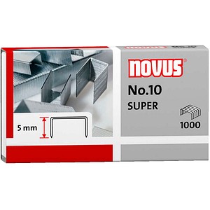 novus Heftklammern SUPER No.10, 1.000 St.