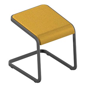 Quadrifoglio Büro-Sitzhocker C-STOOL OCSTOB01/37XZ gelb, 1 St.