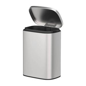 WENKO Sare Kosmetikeimer Wandmontage 5,0 l silber, matt, 1 St.