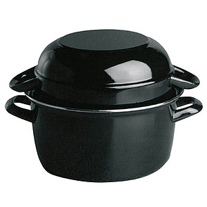 APS Muscheltopf schwarz 0,75 l, 1 St.
