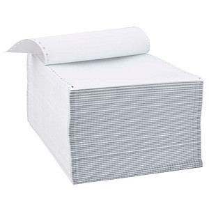 dundee Endlospapier A4 hoch 3-fach, 52 g/qm weiß 600 Blatt
