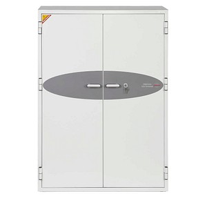 phoenix Tresor DATA COMMANDER mit Feuerschutz signalweiß 120,0 x 72,0 x 168,5 cm
