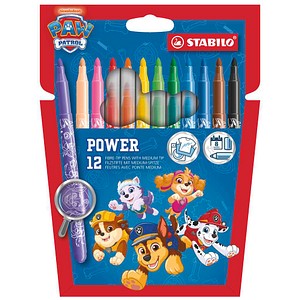 STABILO power PAW Patrol Filzstifte farbsortiert, 12 St.