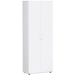 geramöbel Aktenschrank Flex, S-386002-WW weiß 5 Fachböden 80,0 x 42,0 x 216,0 cm
