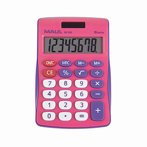 MAUL MJ 450 Tischrechner pink