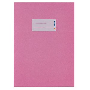 HERMA Heftumschlag glatt rosa Papier DIN A5, 1 St.