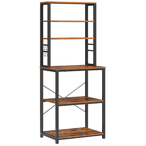 VASAGLE Küchen-Organizer vintage-braun 60,0 x 40,0 x 167,0 cm, 1 St.