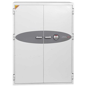 phoenix Tresor DATA COMMANDER mit Feuerschutz signalweiß 120,0 x 72,0 x 168,5 cm