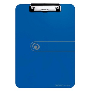 herlitz Klemmbrett easy orga 11226396 DIN A4 opak blau Kunststoff