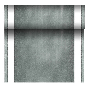 PAPSTAR Tischläufer ROYAL Collection 88520 grau 40,0 cm x 24,0 m, 1 Rolle