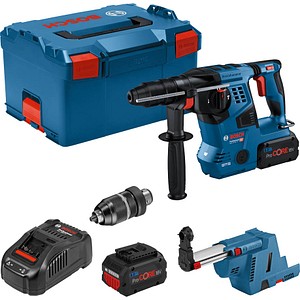 AKTION: BOSCH Professional GBH 18V-28 CF Akku-Bohrhammer-Set, SDS plus 18 V, 3,3 Joule, mit 2 Akkus mit Prämie nach Registrierung