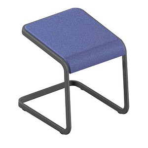 Quadrifoglio Büro-Sitzhocker C-STOOL OCSTOB01/3MB5 hellblau, 1 St.