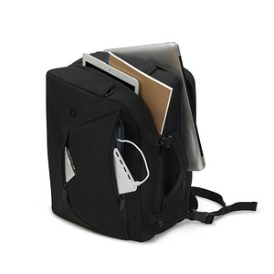 DICOTA Laptop-Rucksack Dual Plus EDGE Kunstfaser schwarz 29,0 l bis 39,6 cm (15,6 Zoll)