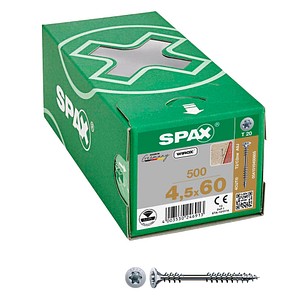 SPAX® Verlegeschrauben T20 Senkkopf WIROX 0541010450605 4,5 mm x 60 mm, 500 St.