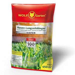 AKTION: WOLF-Garten® SUPER R-LD Rasendünger 9,0 kg mit CashBack