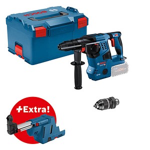 BOSCH Professional GBH 18V-28 CF Akku-Bohrhammer-Set, SDS-plus 18 V, 3,3 Joule, ohne Akku