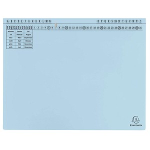 25 Exacompta Hängehefter Exaflex Karton hellblau 25 Exacompta Hängehefter Exaflex Karton hellblau