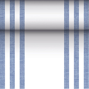 PAPSTAR Tischläufer ROYAL Collection 88754 blau, weiß 40,0 cm x 24,0 m, 1 Rolle