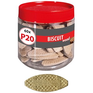 TOX BISCUIT WOOD P20 015260281 Flachdübel, 60 St.