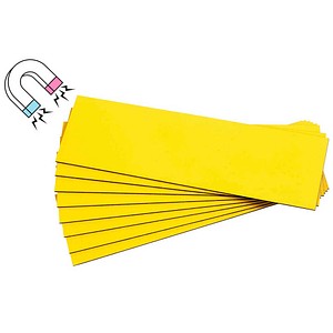EICHNER Magnetschilder gelb 3,0 x 10,0 cm, 300 St.