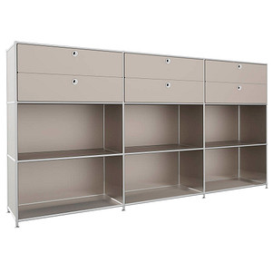 viasit Sideboard System4, 83919 taupe 227,9 x 40,4 x 118,2 cm, 1 St.