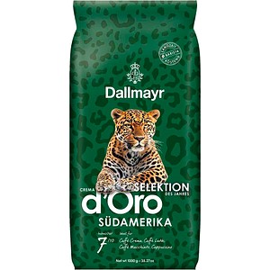 Dallmayr Crema d'Oro Selektion des Jahres Südamerika Kaffeebohnen, Arabica- und Robustabohnen 1 kg