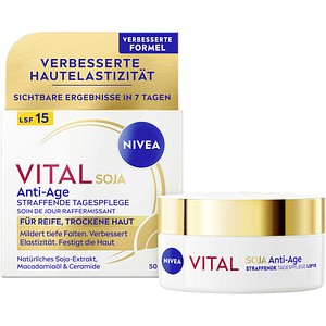 NIVEA VITAL SOJA Anti-Age LSF 15 STRAFFENDE Gesichtscreme 50,0 ml