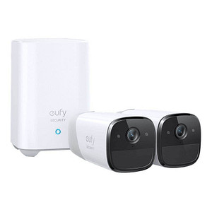 eufy Cam 2 Pro Kamera-Set 2x1 IP-Überwachungskamera weiß