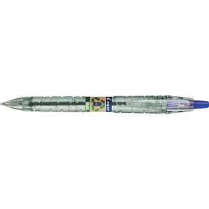 PILOT Kugelschreiber B2P „Bottle 2 Pen“ ECOBALL transparent/grün, Schreibfarbe: blau, 1 St.
