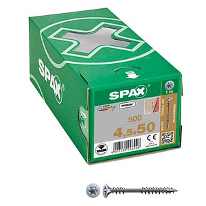 SPAX® Verlegeschrauben T20 Senkkopf WIROX 0541010450505 4,5 mm x 50 mm, 500 St.