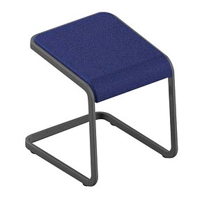 Quadrifoglio Büro-Sitzhocker C-STOOL OCSTOB01/2R90 dunkelblau, 1 St.