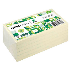 UPM Notes Haftnotizen doppelte Haftung gelb, 6 Blöcke