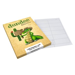 dundee Etiketten weiß 97,0 x 42,3 mm, 100 Blatt
