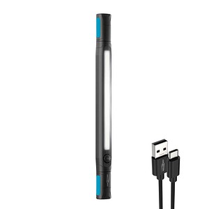 ANSMANN ML3000RD LED Handleuchte schwarz, max. 4.000 Lux, 30 W, 1 St.