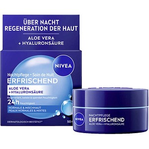 NIVEA ERFRISCHENDE Nachtpflege Gesichtscreme 50,0 ml