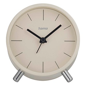 hama Funkwecker Flores beige Kunststoff 12,0 cm, Ø 11,0 cm