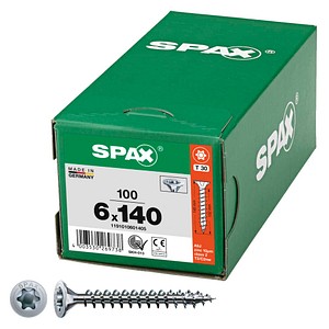 SPAX® Universalschrauben WIROX T-STAR PLUS T30 1191010601405 6 mm x 140 mm, 100 St.
