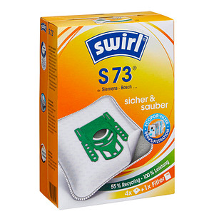 swirl® EcoPor® S 73 Staubsaugerbeutel, 4 St.